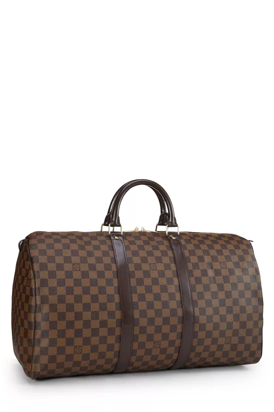 Damier Ebene Keepall Bag 50, , large image number 1