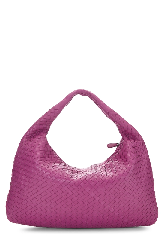 Purple Intrecciato Veneta Hobo Large, , large image number 3