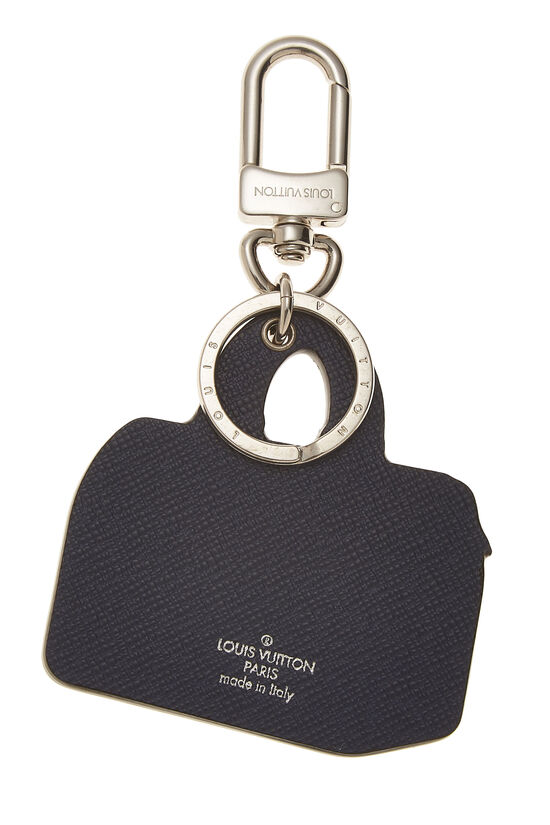 Louis Vuitton Silver & Blue Monogram Escale Speedy Bag Charm QJA4WA2OBB001