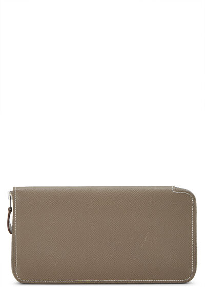 Etoupe Epsom Silk In Continental Wallet