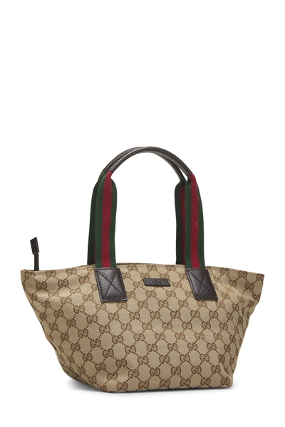 Original GG Canvas Soft Zip Tote, , large
