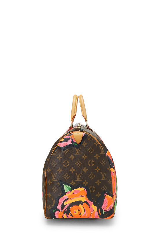 Stephen Sprouse x Louis Vuitton Monogram Roses Keepall 50, , large image number 2