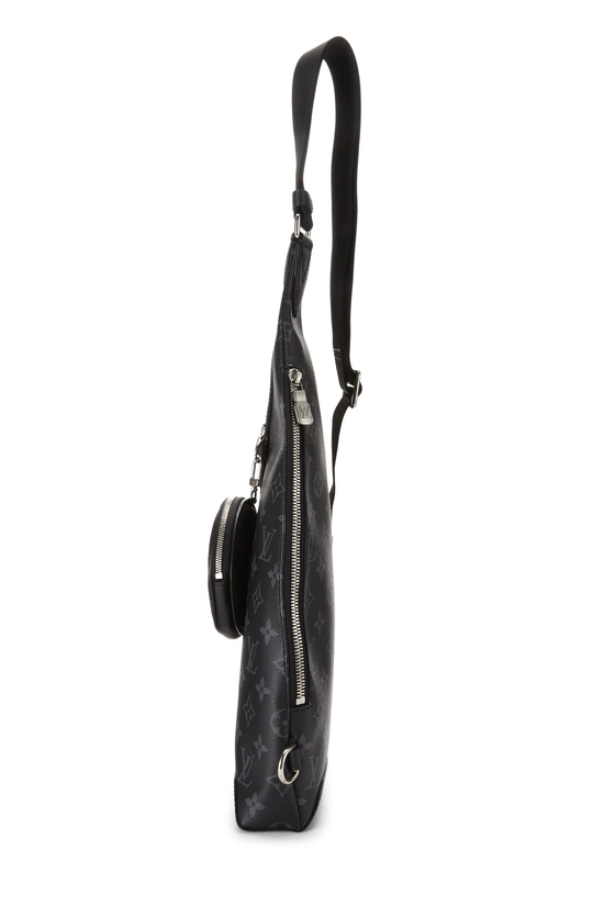 Black Monogram Eclipse Canvas Duo Sling Bumbag, , large image number 2