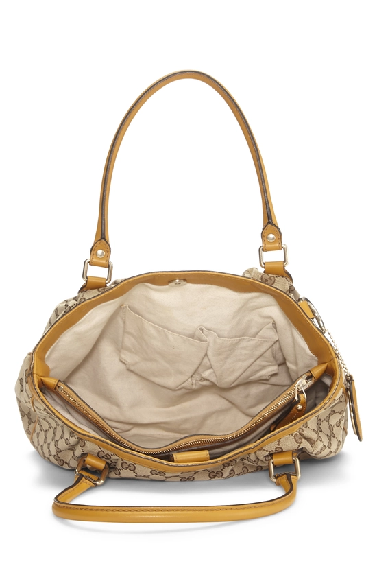 Orange Original GG Canvas Sukey Handbag Large, , large image number 5