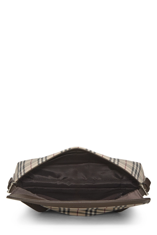 Brown House Check Jacquard Handbag Small, , large image number 5