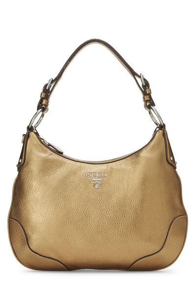 Gold Vitello Daino Hobo