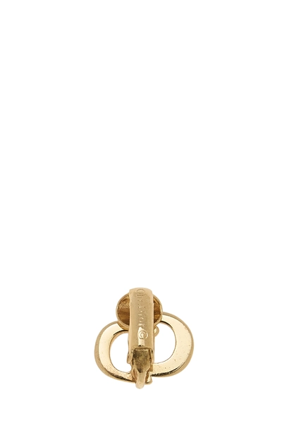 Gold 'CD' Earrings, , large