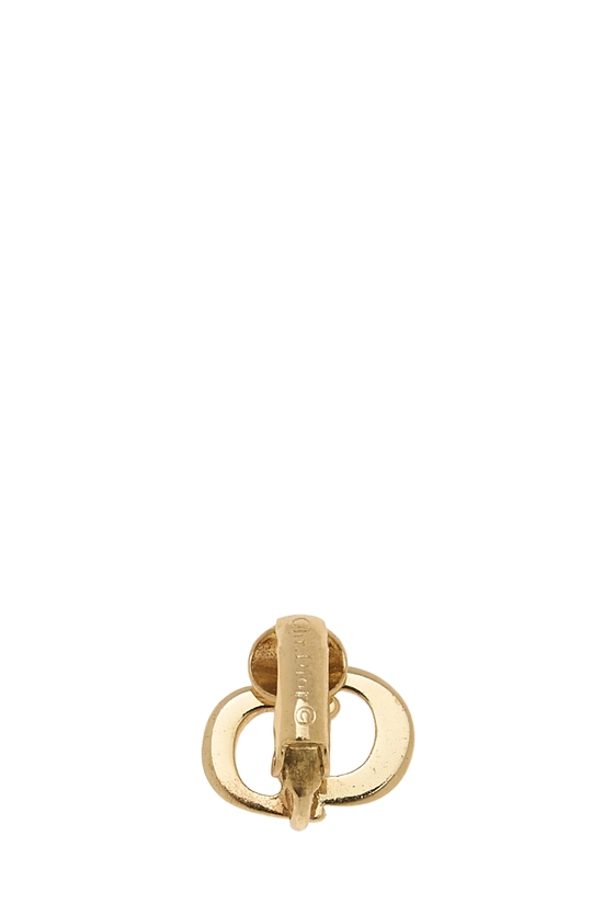 Gold 'CD' Earrings, , large image number 1