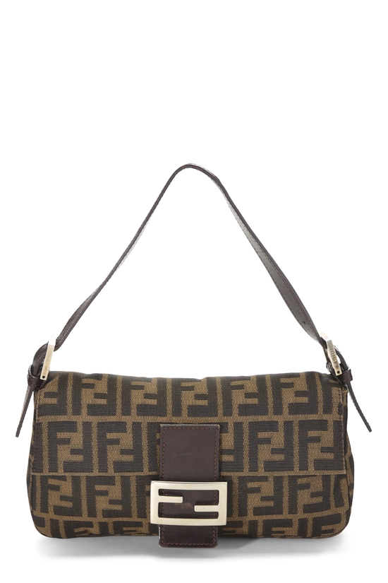 Brown Zucca Canvas Baguette, , large image number 0