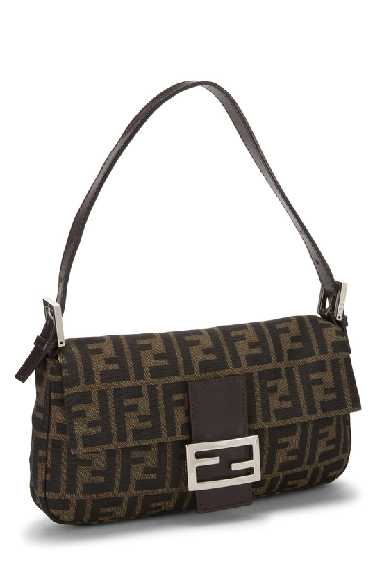 Brown Zucca Canvas Baguette, , large image number 1