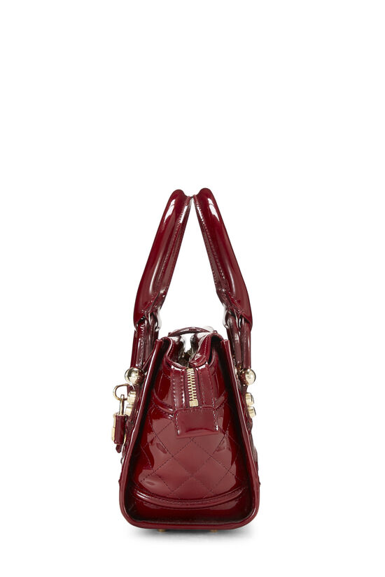 Red Patent Manor Satchel Small, , large image number 4