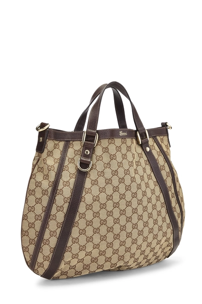 Gucci Original GG Crystal Canvas Abbey Convertible Hobo — photo 2