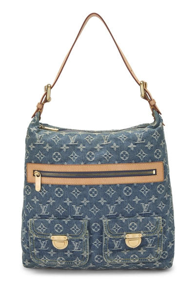 Blue Monogram Denim Baggy GM