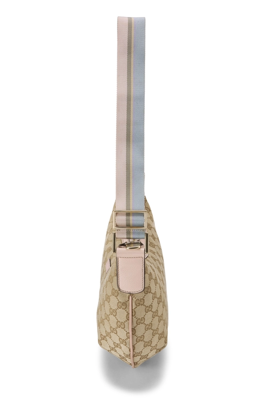 Pink Original GG Canvas Web Round Messenger Large, , large image number 2