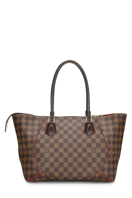 Damier Ebene Caissa Tote MM, , large image number 3