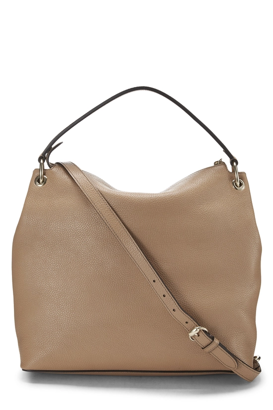 Brown Leather Soho Convertible Hobo Large, , large image number 3