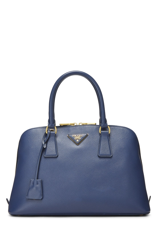 Navy Saffiano Promenade Medium, , large image number 0