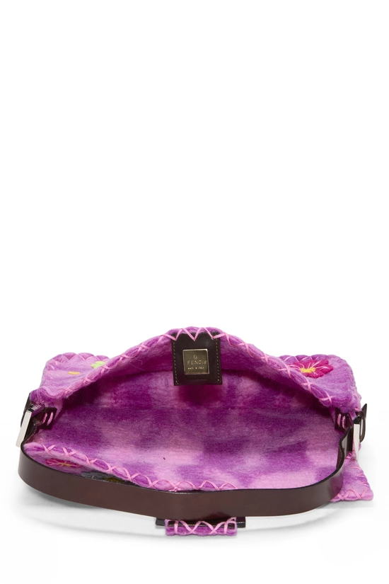 Pink Felt Floral Baguette, , large image number 5