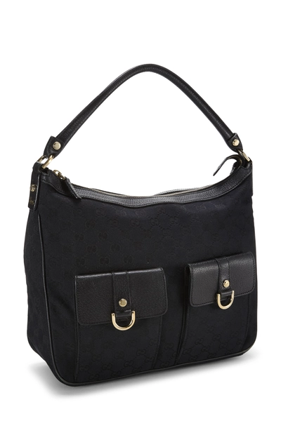 Gucci Black GG Canvas Abbey Pocket Hobo — photo 2