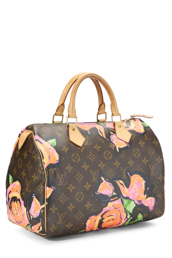 Stephen Sprouse x Louis Vuitton Monogram Roses Speedy 30, , large image number 1