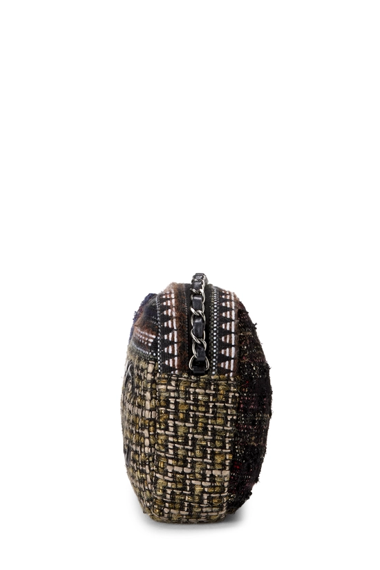 Multicolor Tweed Paris-Dallas 'CC' Camera Bag, , large image number 2