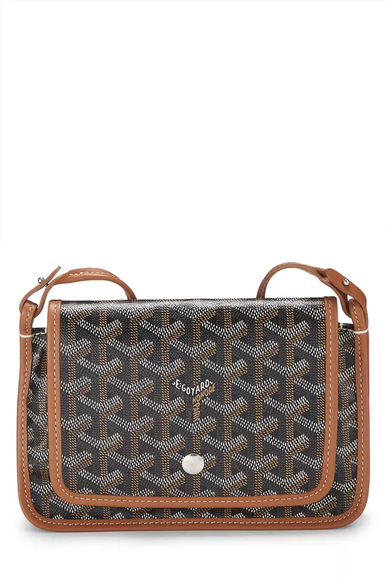 Black Goyardine Canvas Plumet, , large image number 0