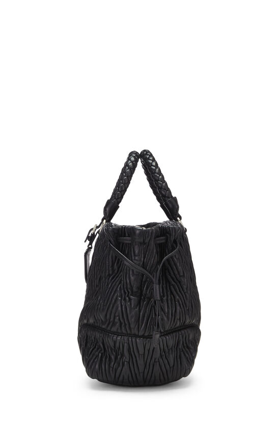 Black Nappa Chevron Antik Handbag, , large image number 3