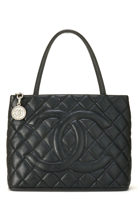 SOLD** CHANEL Black Caviar Medallion Tote GHW, Luxury, Bags