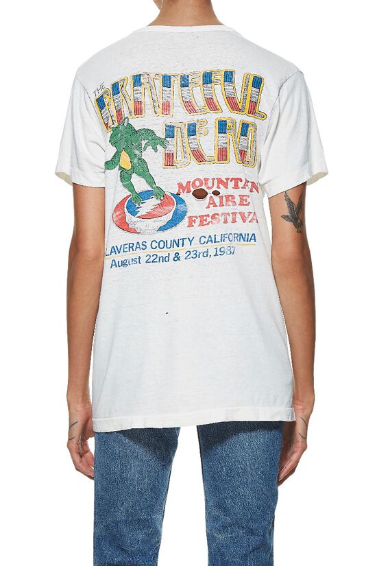 1987 The Grateful Dead Mountain Aire Festival Tee, , large image number 1