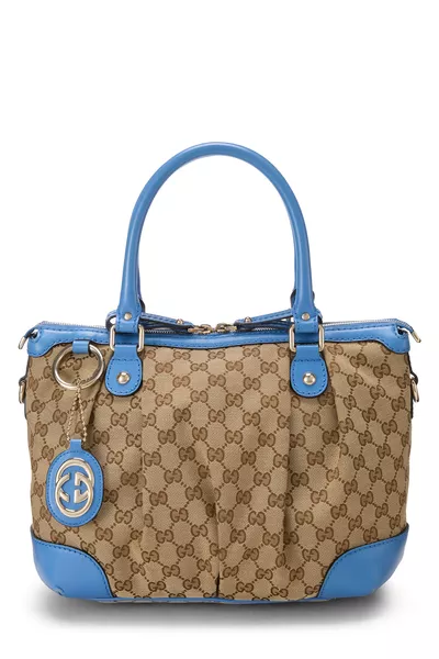 Original GG Canvas Zip Sukey Handbag Large