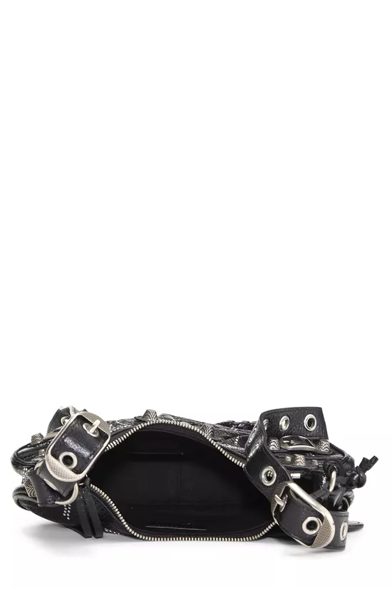 Black Embellished Le Cagole Shoulder Bag XS, , large image number 5