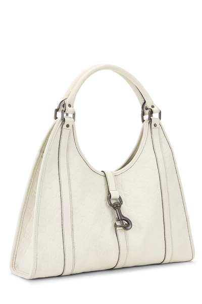 Gucci White Guccissima Shoulder Bag — photo 2
