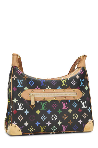 Takashi Murakami x Louis Vuitton Black Monogram Multicolore Boulogne, , large