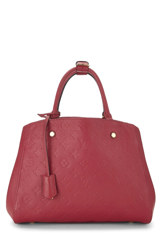 Red Monogram Empreinte Montaigne MM, , large image number 0