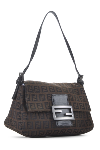 Fendi Brown Zucchino Canvas Mama Mini — photo 2