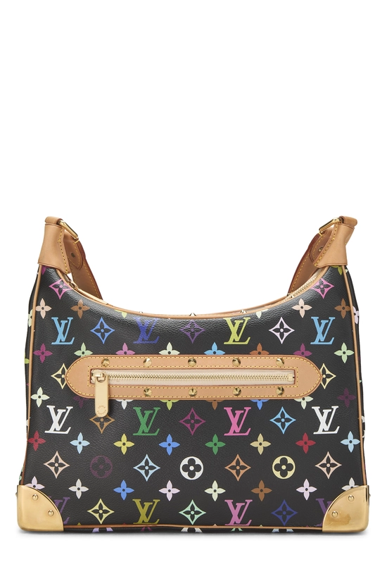 Takashi Murakami x Louis Vuitton Black Monogram Multicolore Boulogne, , large image number 0