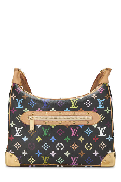 Takashi Murakami x Louis Vuitton Black Monogram Multicolore Boulogne