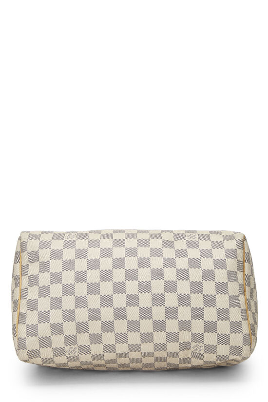 Louis Vuitton Damier Azur Speedy 30 Cloth ref.554117 - Joli Closet
