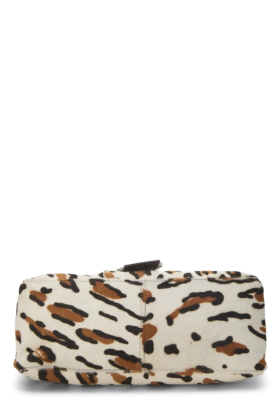 Brown Leopard Print Pony Hair Shoulder Bag, , large image number 4