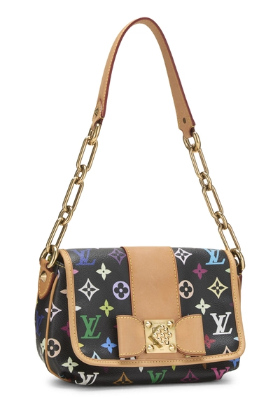 Takashi Murakami x Louis Vuitton Black Monogram Multicolore Patty, , large