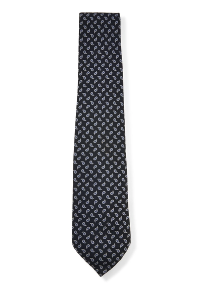 Navy Silk Tie