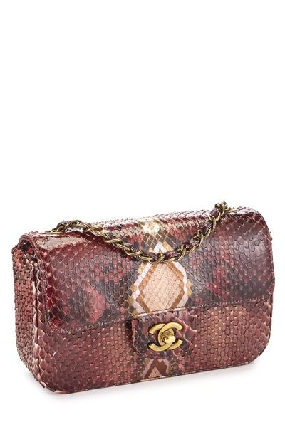 Multicolor Python Rectangular Flap Mini, , large