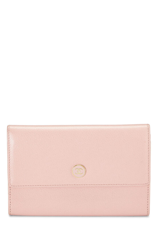 Chanel Pink Calfskin Compact Wallet Q6A1A23PPB002