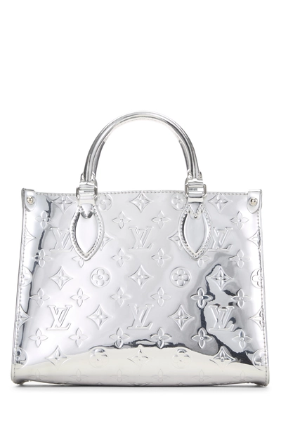 Louis Vuitton Silver Monogram Miroir On The Go PM