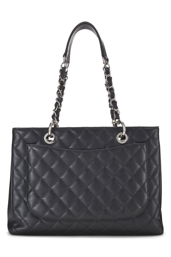 Grey Quilted Caviar Grand Shopping Tote (GST), , large image number 3