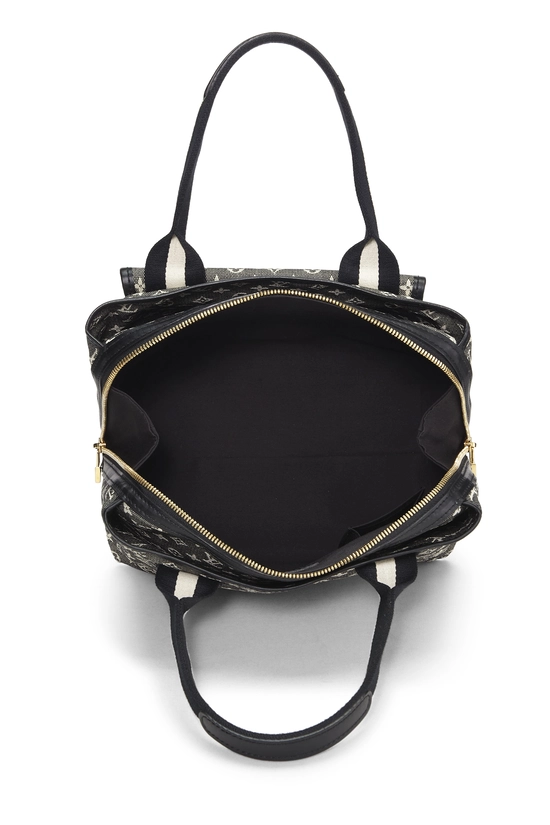 Black Monogram Mini Lin Sac Mary Kate, , large image number 5