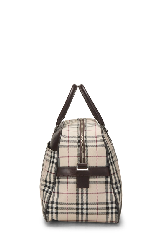 Brown House Check Nylon Bowler Medium, , large image number 2