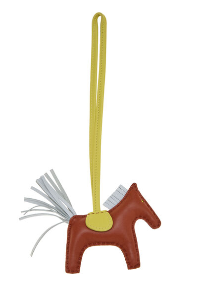 Multicolor Lambskin Rodeo Bag Charm TPM, , large