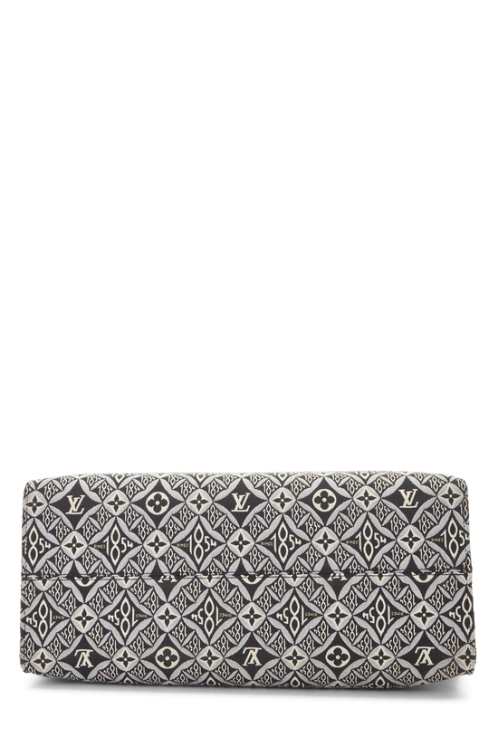 Black Monogram Jacquard Since 1854 On The Go GM, , large image number 4