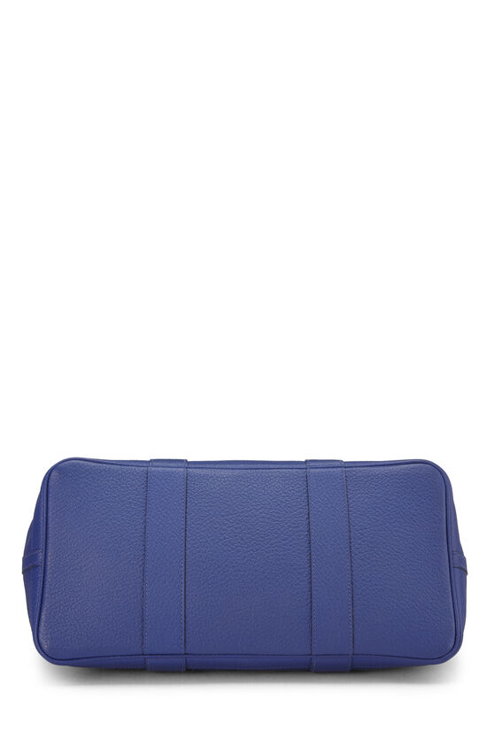 Hermès Garden Party Bleu Atoll Clemence Handbag